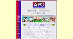 Desktop Screenshot of afcsat.com