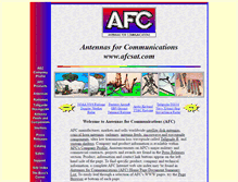 Tablet Screenshot of afcsat.com